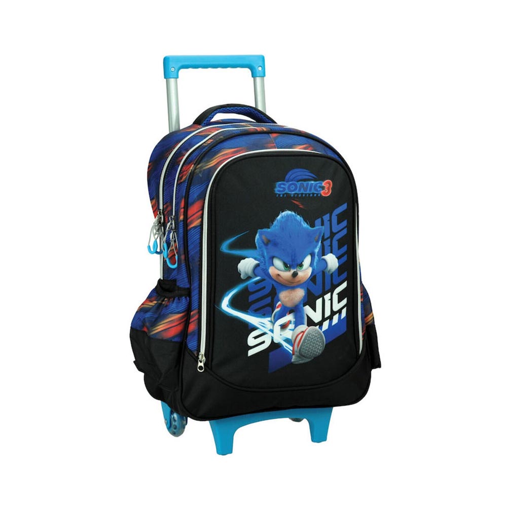 Τσάντα Τρόλεϊ Δημοτικού Sonic 3 The Hedgehog 334-86074 Gim - 99850