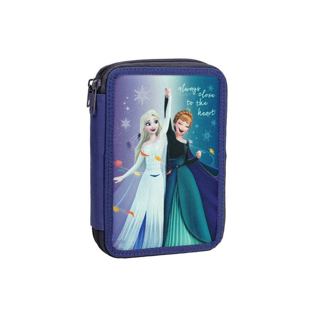 Κασετίνα Διπλή Γεμάτη Frozen Idyllic 341-72100 Gim - 100006