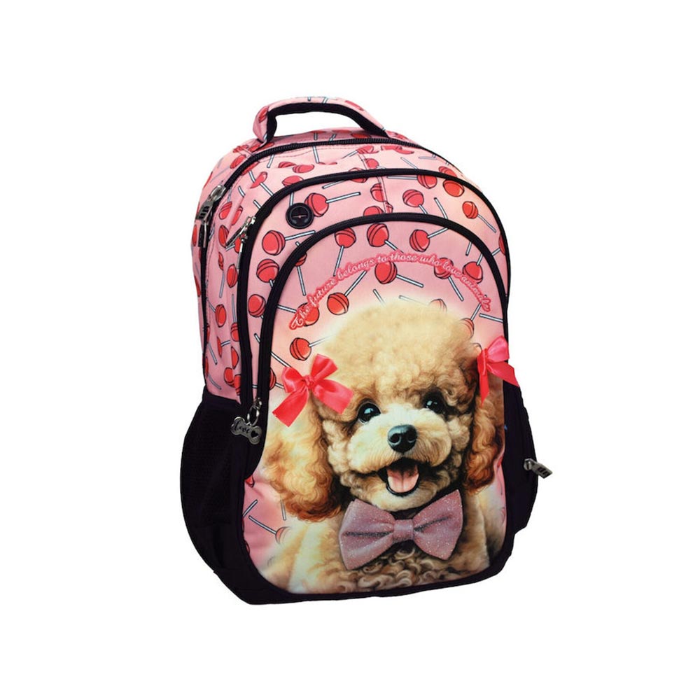Τσάντα Πλάτης Δημοτικού Love Poodle 357-31031 Back Me Up - 100199