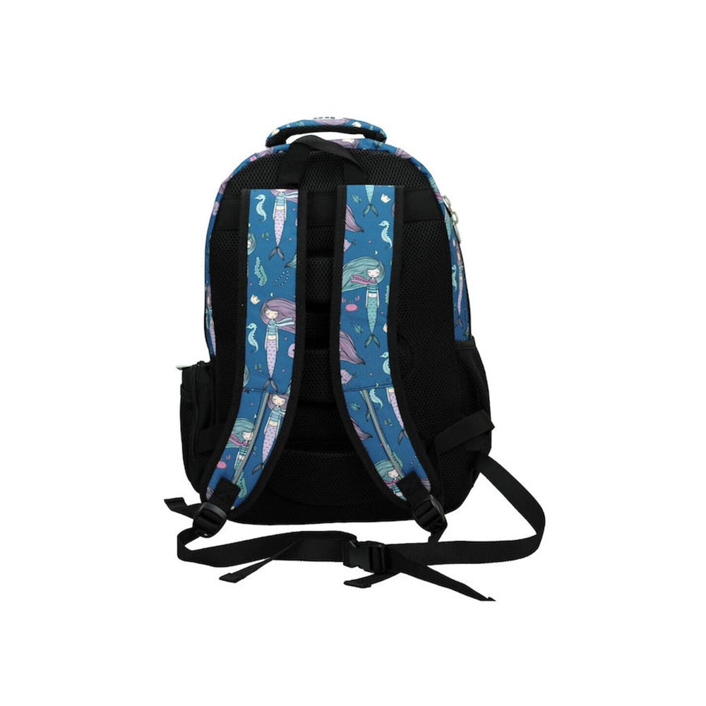 Τσάντα Πλάτης Δημοτικού Sea Mermaid 357-28031 Back Me Up - 3