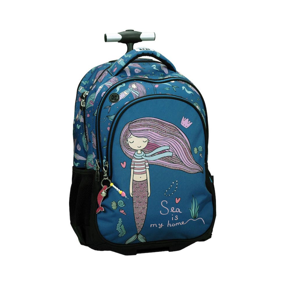 Τσάντα Τρόλεϊ Δημοτικού Sea Mermaid 357-28074 Back Me Up - 100222