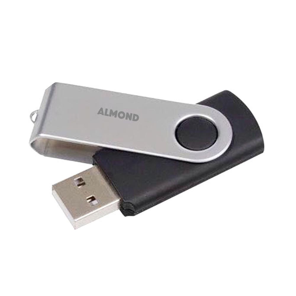 Flash Drive USB 32Gb Twister Ασημί & Μαύρο Almond - 120407