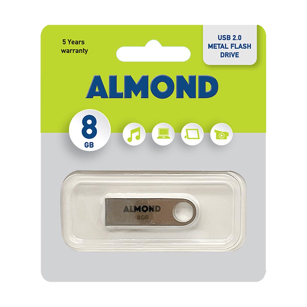 Usb Flash Drive Μεταλλικό Mini 8GB 43.USB08S Almond - 83179