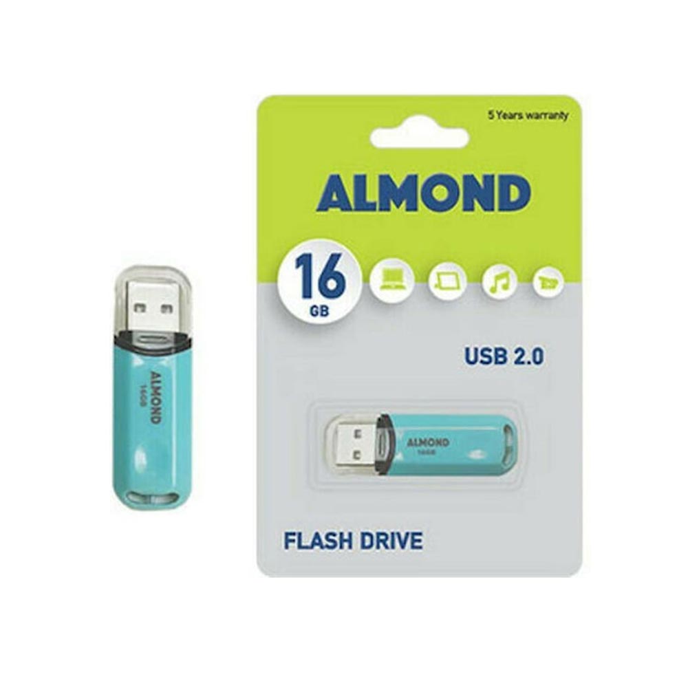 Flash Drive USB Prime 16GB 2.0 Stick Pastel Μπλε Almond - 120427