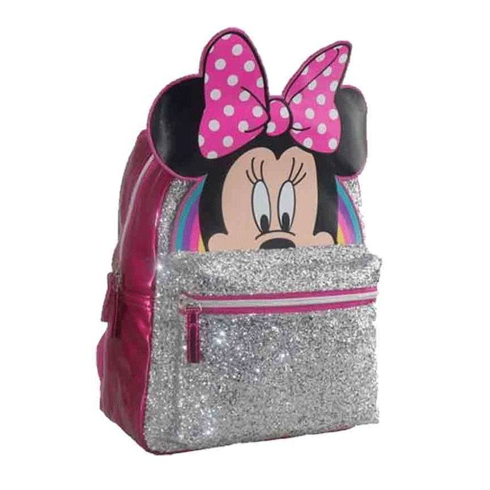 Τσάντα Πλάτης Nηπίου 3D Minnie με Glitter 562420 Must - 79084
