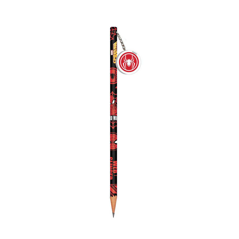 Μολύβι με Γόμα Spiderman Κόκκινο 506001 Diakakis - 39730