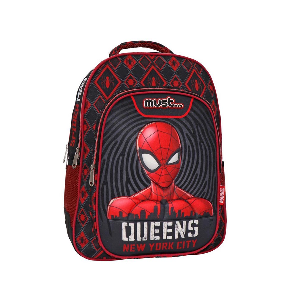 Τσάντα Πλάτης Δημοτικού Spiderman Queens New York City 508107 Must - 54925