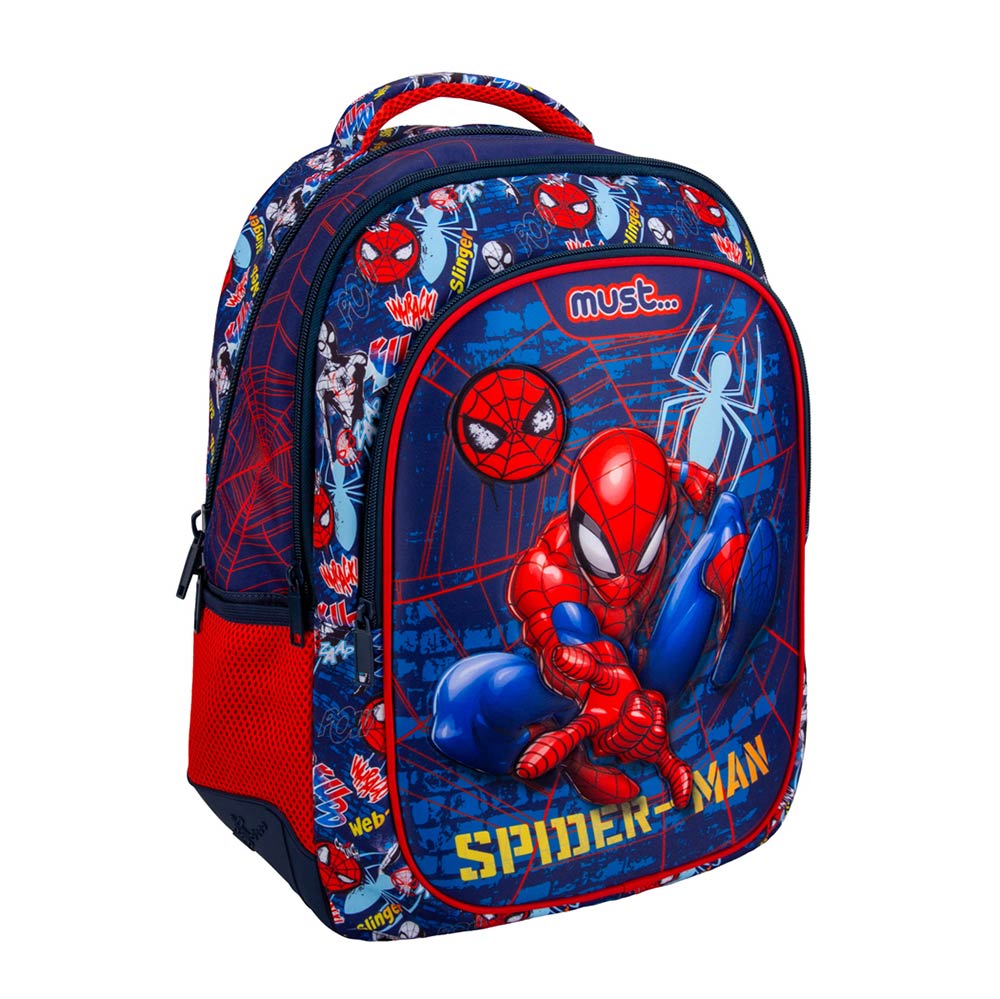 Τσάντα Πλάτης Δημοτικού Spider-Man 508338  Must - 75894