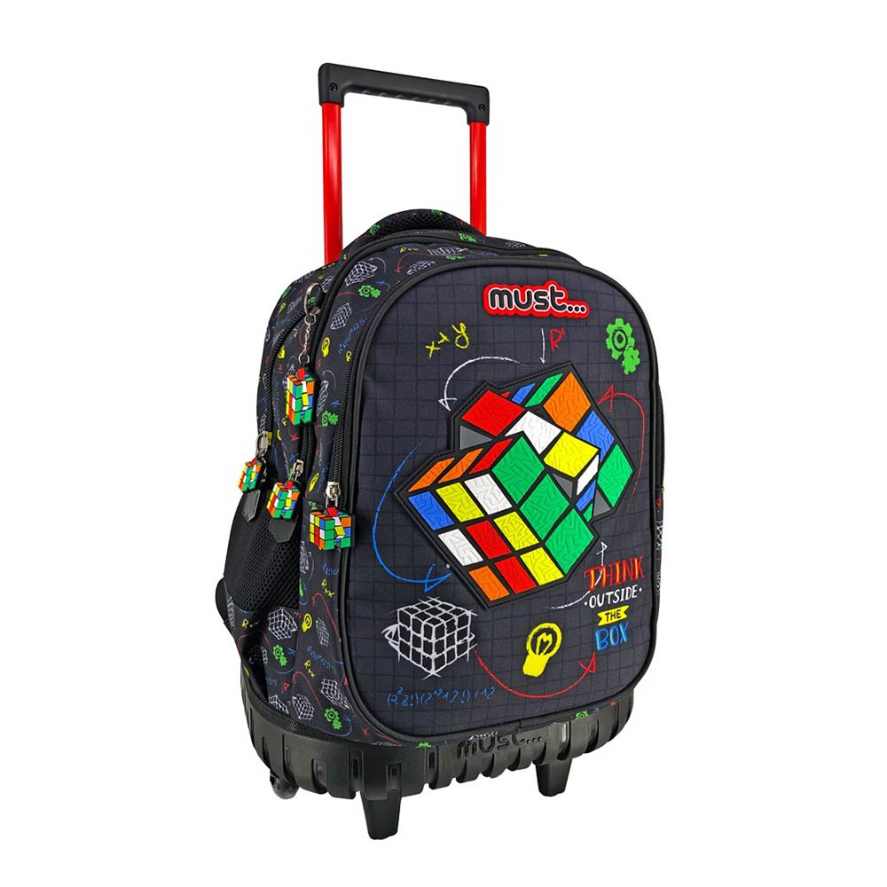 Τσάντα Τρόλεϊ Δημοτικού Outside The Box - Rubik's Cube 585524 Must - 80374