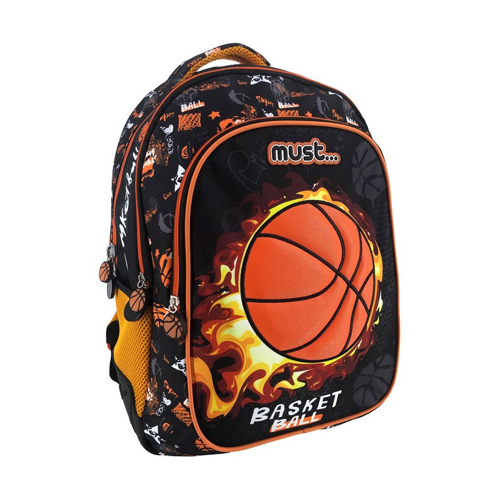 Τσάντα Πλάτης Δημοτικού Basketball 585564 Must - 0