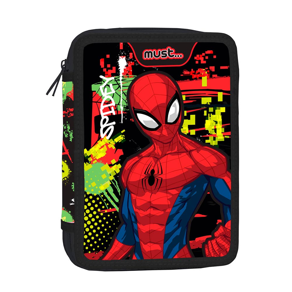 Κασετίνα Διπλή Γεμάτη Spiderman Spidey 508370 Must - 79950