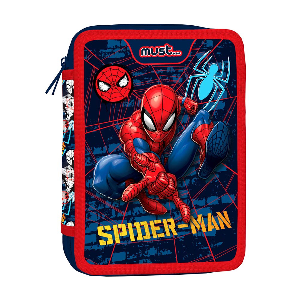 Κασετίνα Διπλή Γεμάτη Spider-Man 508371 Must - 79952