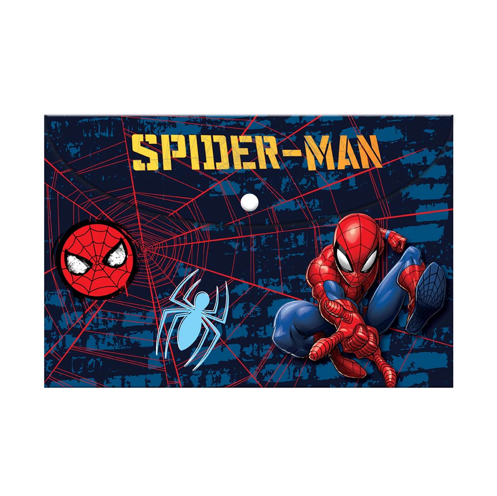 Φάκελος με Κουμπί Α4 Spider-Man 508388 Must - 76105