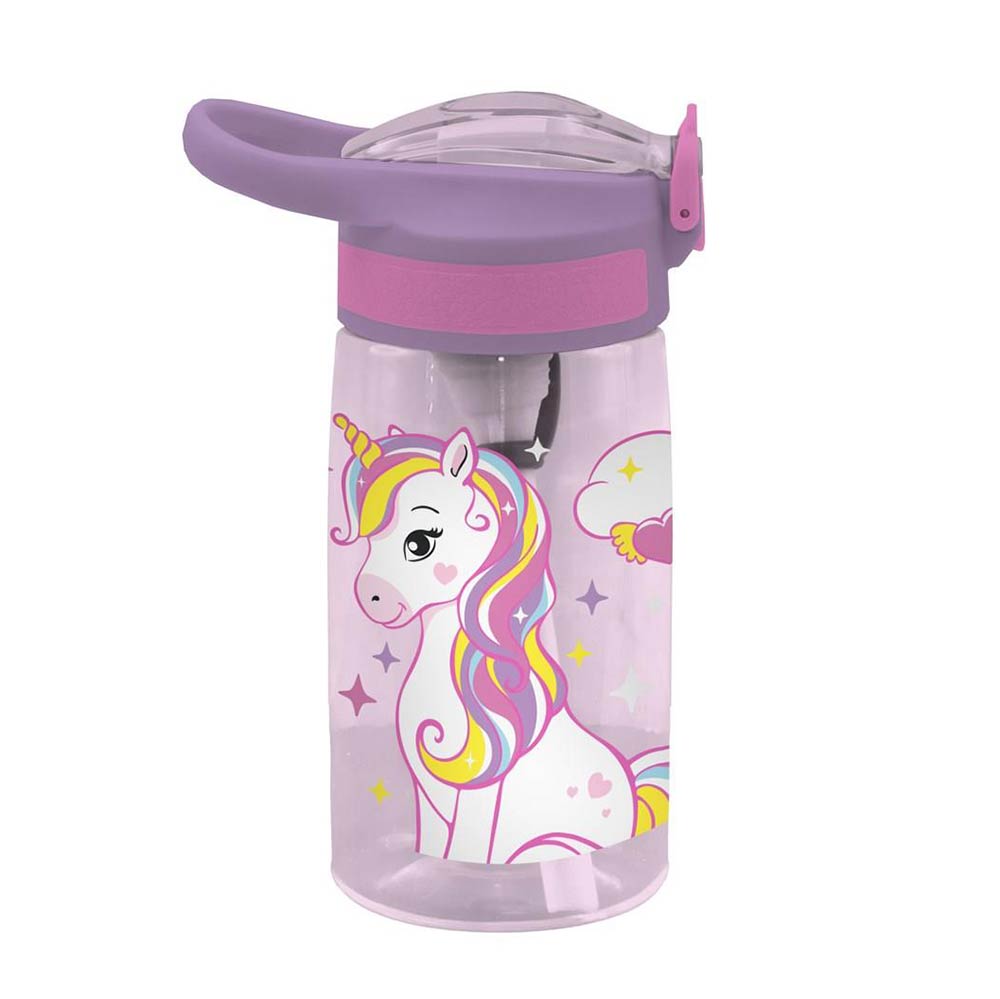 Παγούρι Πλαστικό με Καλαμάκι Unicorn - Dream Come True 500ml 585697 Must - 76310