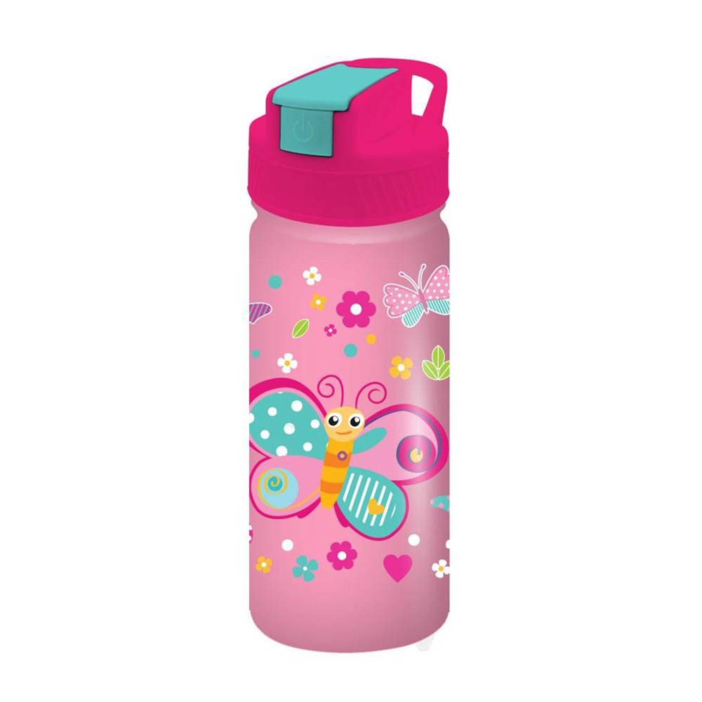 Παγούρι Ανοξείδωτο με Καλαμάκι Cute Butterfly 500ml 585699 Must - 76238