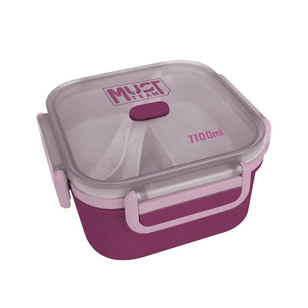 Δοχείο Φαγητού 1100ml Ροζ Μπορντό 585730 Must - 73487