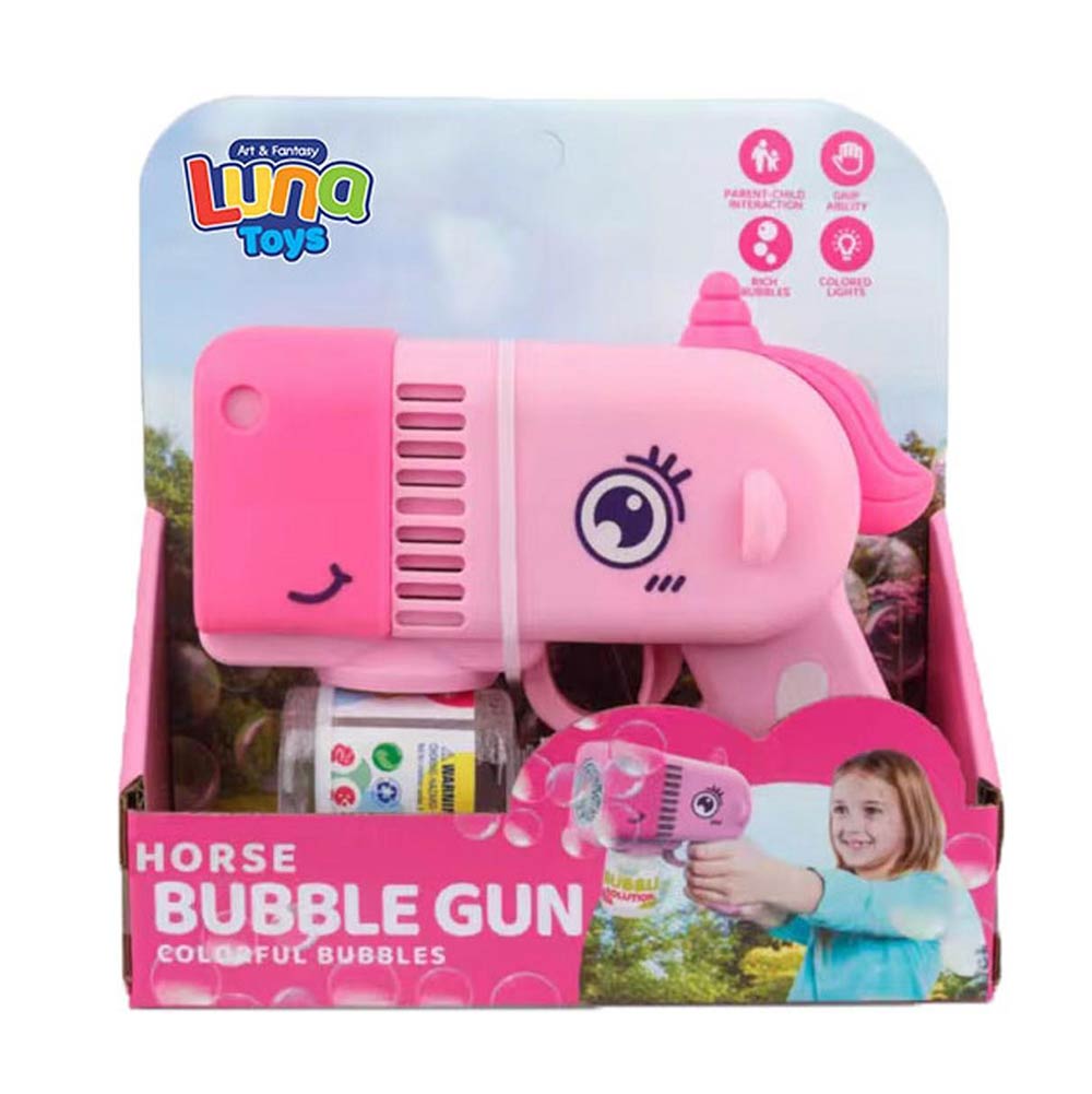 Σαπουνόφουσκες Bubble Gun Unicorn με Φως 622568 Luna - 77964