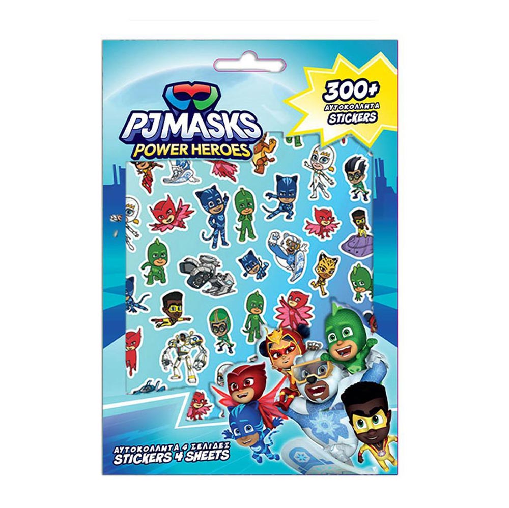 Aυτοκόλλητα PJ Masks 300τμχ 484309 Diakakis - 0