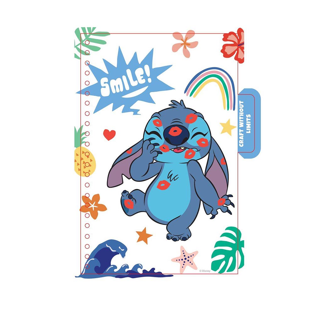 Αυτκόλλητα Τετράδιο Σπιράλ Lilo & Stitch 13,2X20,3 564653 Diakakis - 1