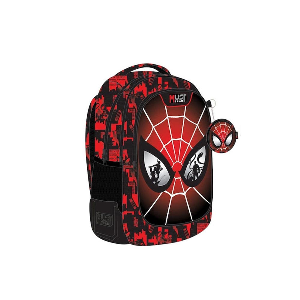 Σχολική Τσάντα Πλάτης Δημοτικού Spider- Man Eyes 508498 Must - 121197