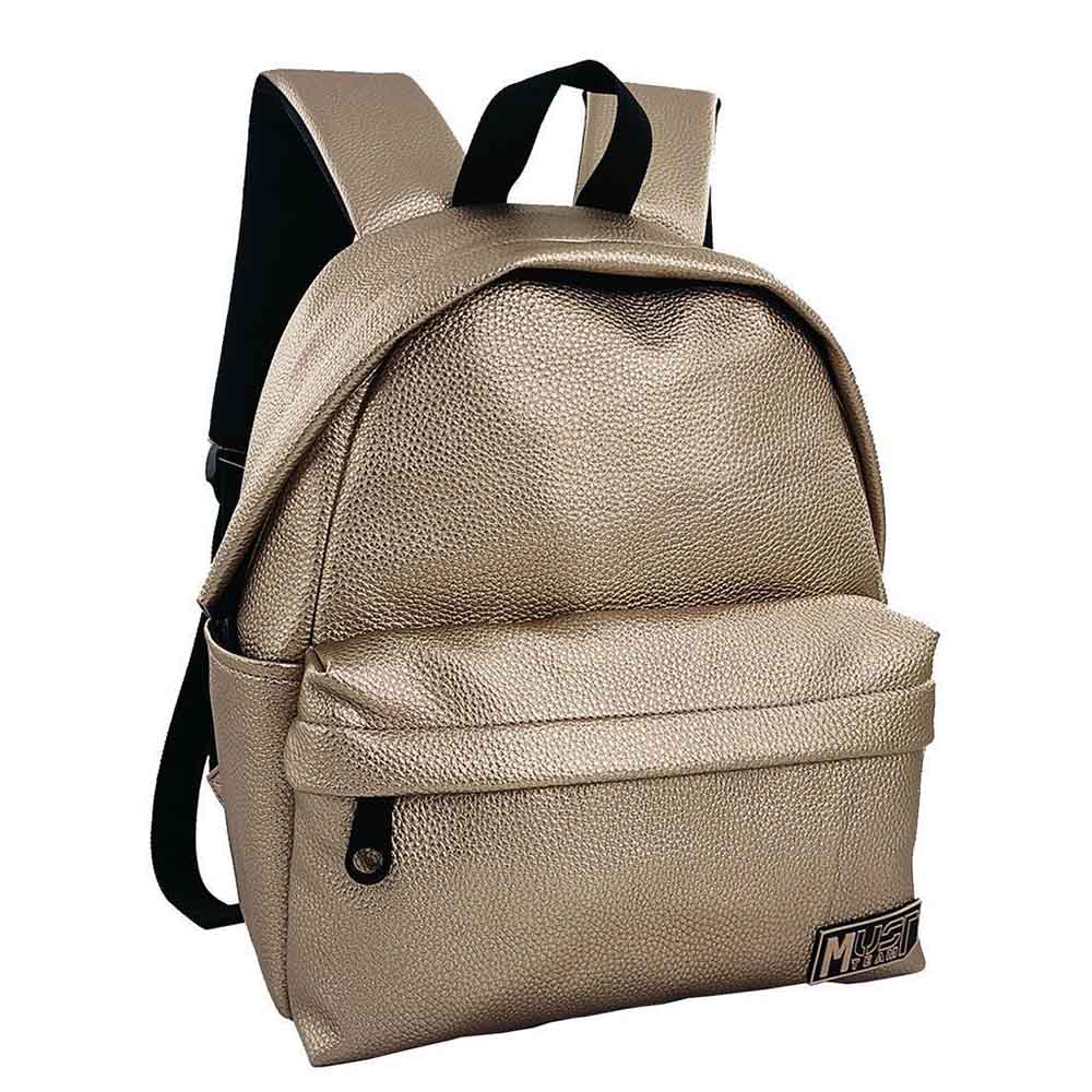 Τσάντα Πλάτης Matt Mini Χρυσή 586156 Must - 95427