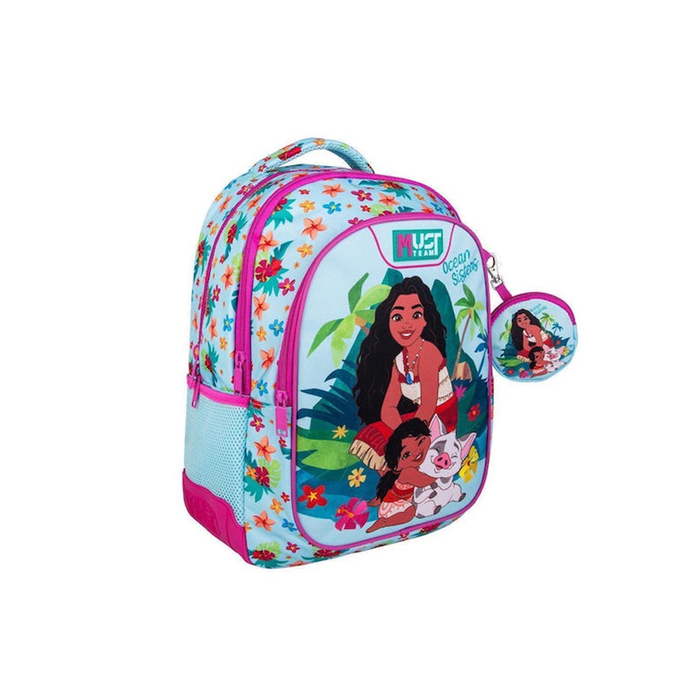 Σχολική Τσάντα Πλάτης με 3 Θήκες Vaiana 2 Ocean Sisters 564857 Must - 96070