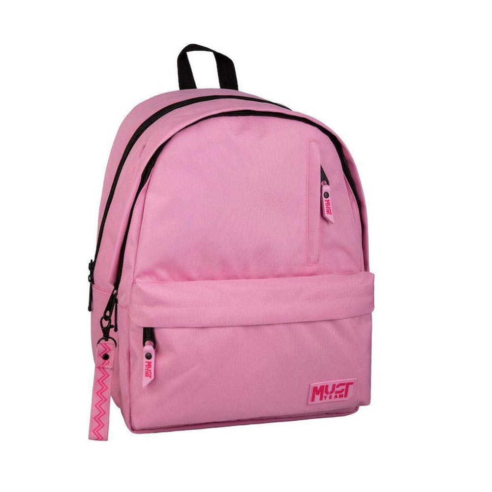 Τσάντα Πλάτης Monochrome με 2 Θήκες Classic Ροζ 586416 Must - 96133