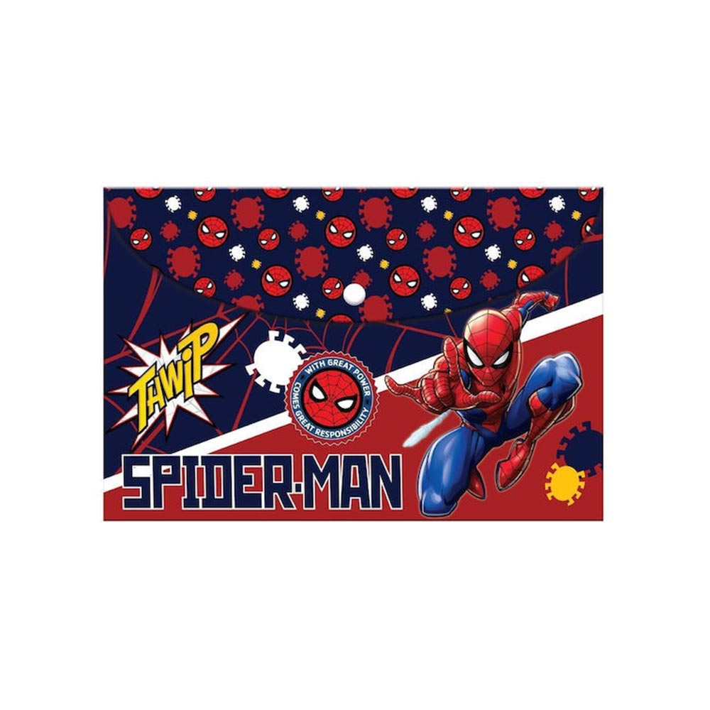 Φάκελος με Κουμπί Α4 Spiderman 508531 Diakakis - 96273