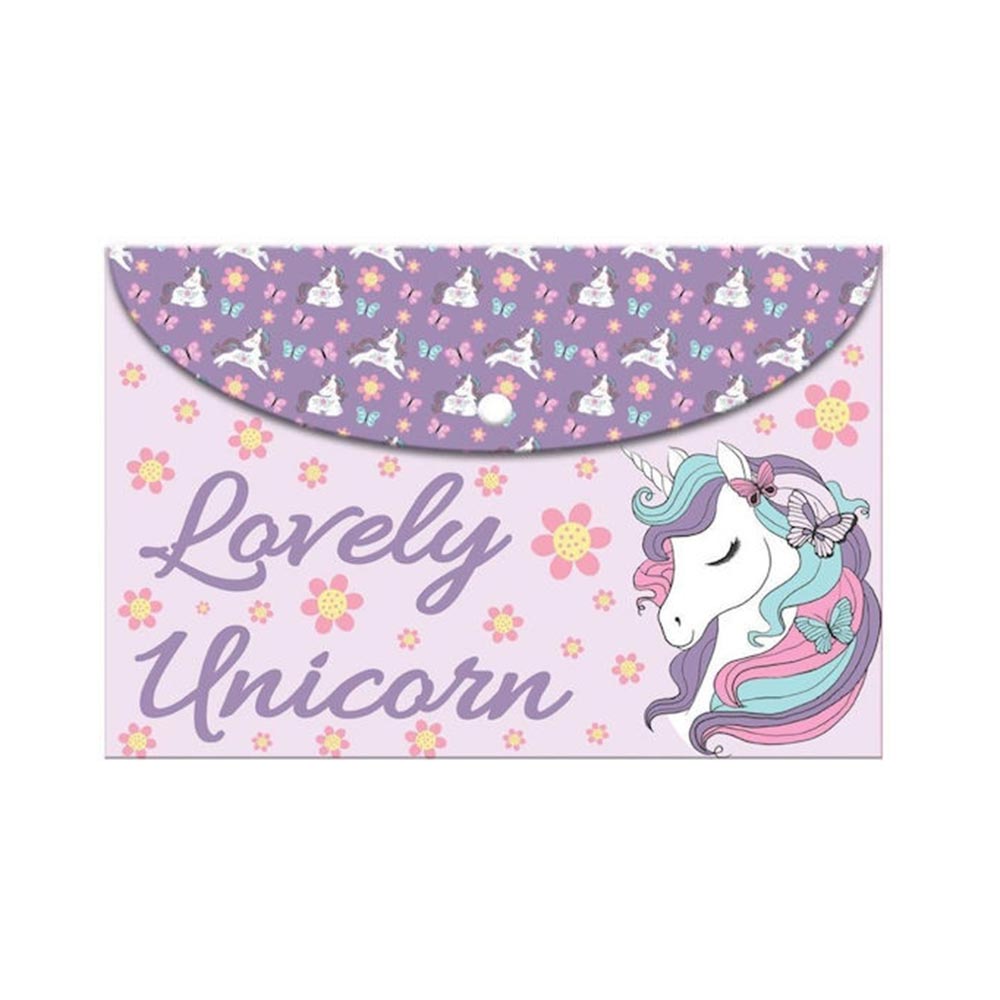 Φάκελος με Κουμπί Α4 Lovely Unicorn 586498 Must - 96384