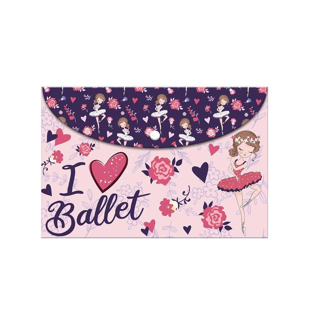 Φάκελος με Κουμπί Α4 I Love Ballet 586500 Must - 96388