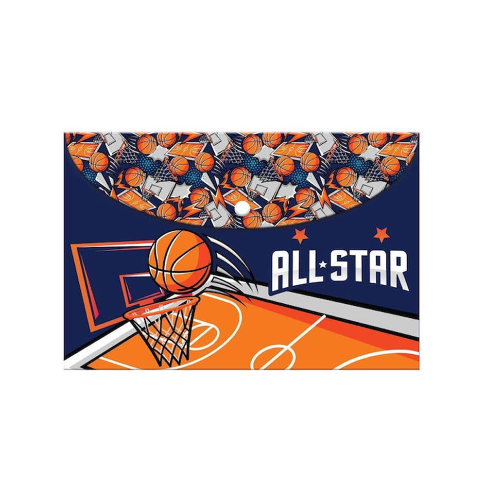 Φάκελος με Κουμπί Α4 Basketball 586503 Must - 96394