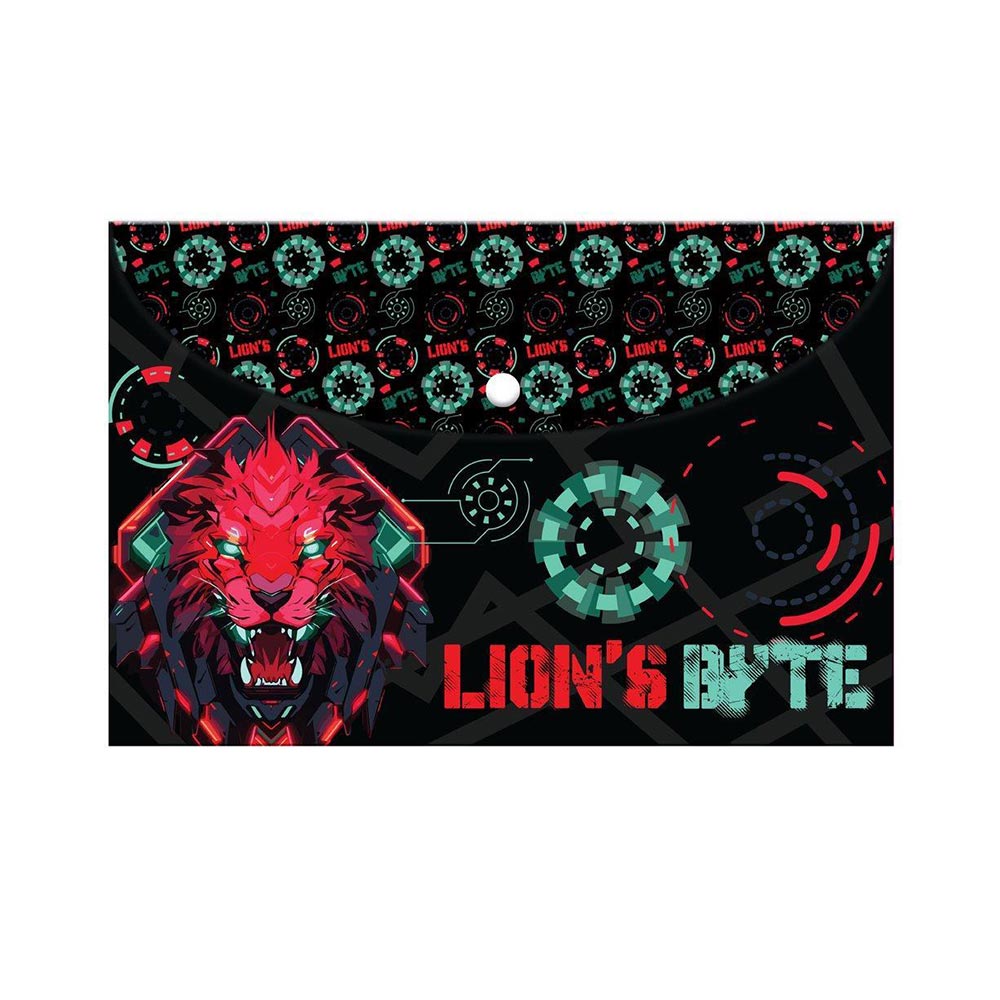 Φάκελος με Κουμπί Α4 Lion's Byte 586504 Must - 96396