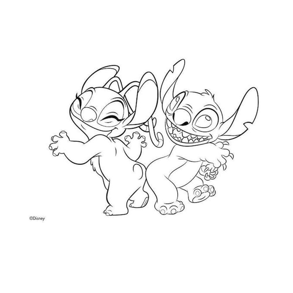 Μπλόκ Ζωγραφικής Lilo & Stitch με Αυτοκόλλητα 40Φ (2 Σχέδια) 564982 Diakakis  - 3
