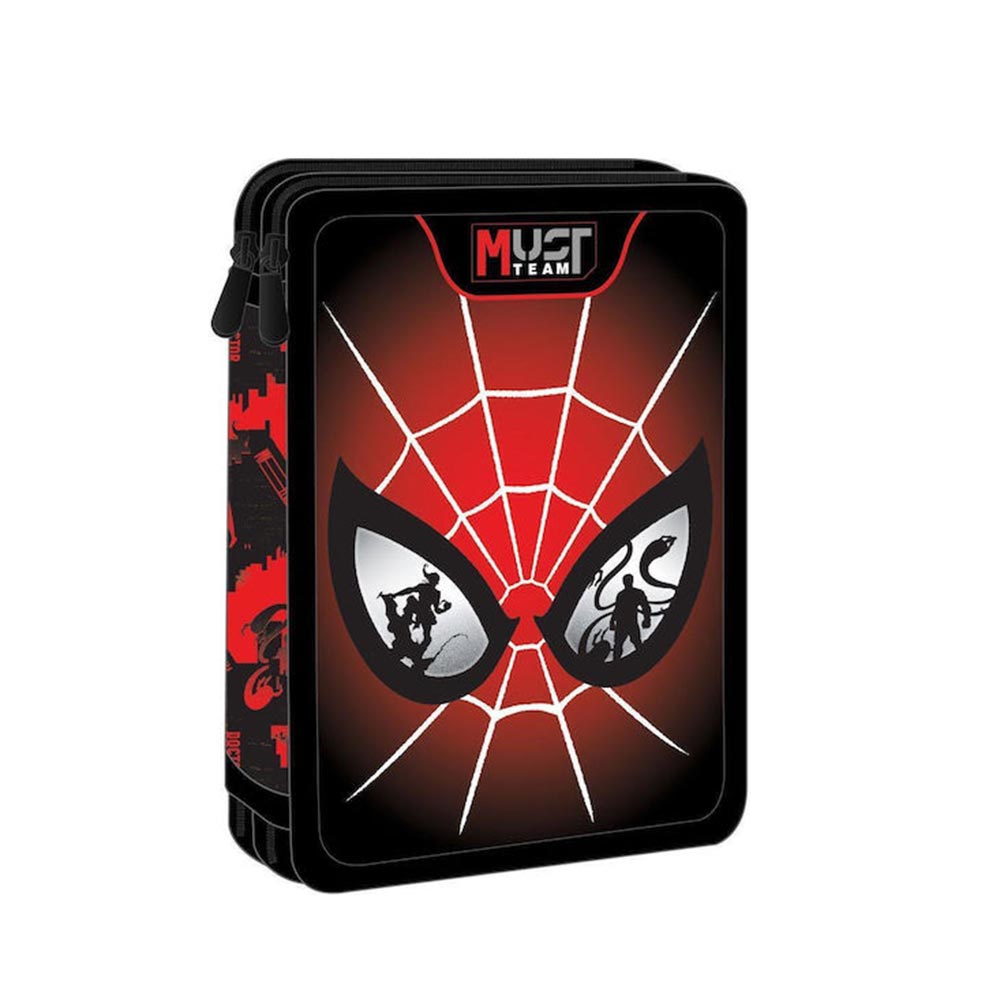 Κασετίνα Διπλή Γεμάτη Spiderman 508558 Must - 96275