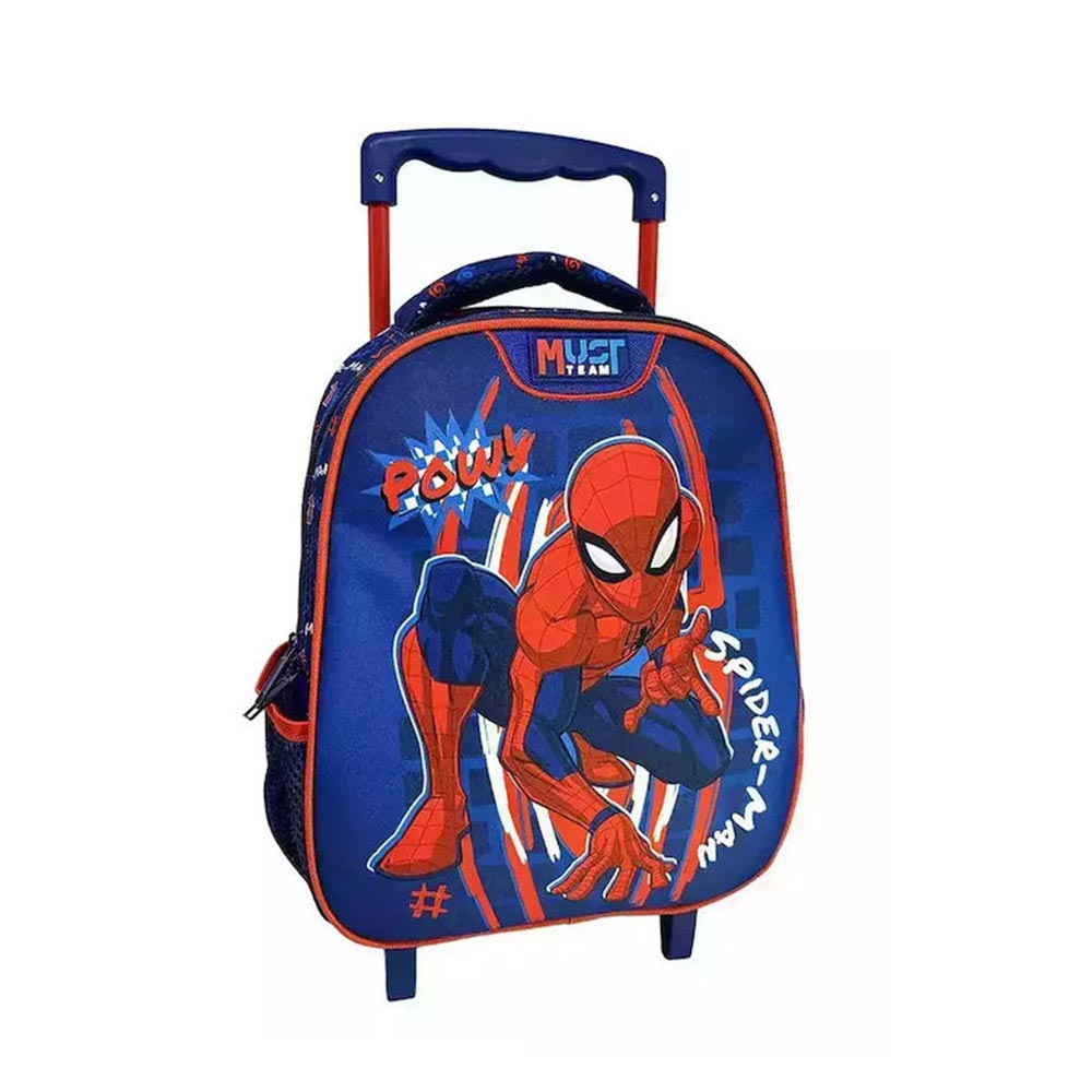 Σχολική Τσάντα Τρόλεϊ Νηπίου Spiderman Pow 508567 Must - 116874
