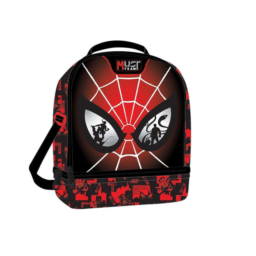 Τσαντάκι Φαγητού Χειρός/Ώμου Ισοθερμικό Spiderman Eyes 508568 Must - 98489