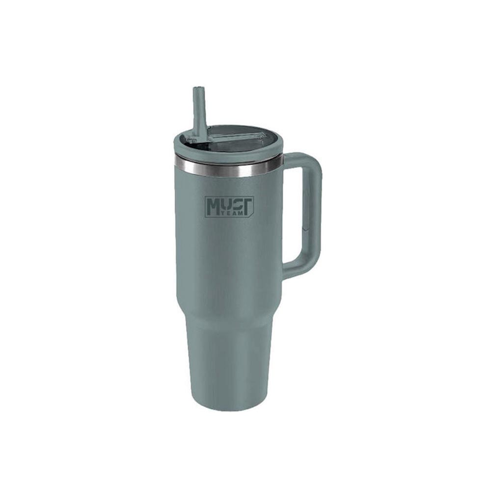  Ποτήρι Θερμός με Καλαμάκι Πράσινο 1200ml 586642 Must - 100824