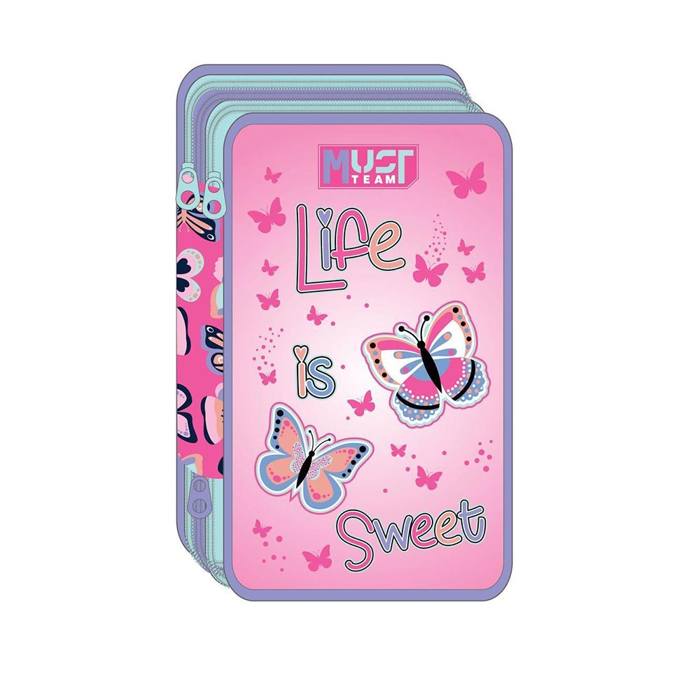 Κασετίνα Τριπλή Γεμάτη Life is Sweet 586735 Must - 98622