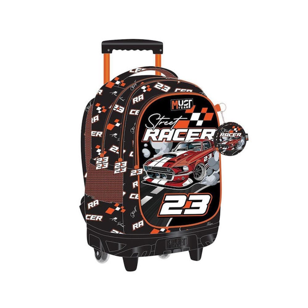 Τσάντα Τρόλεϊ Δημοτικού Street Racer 586802 Must - 98634