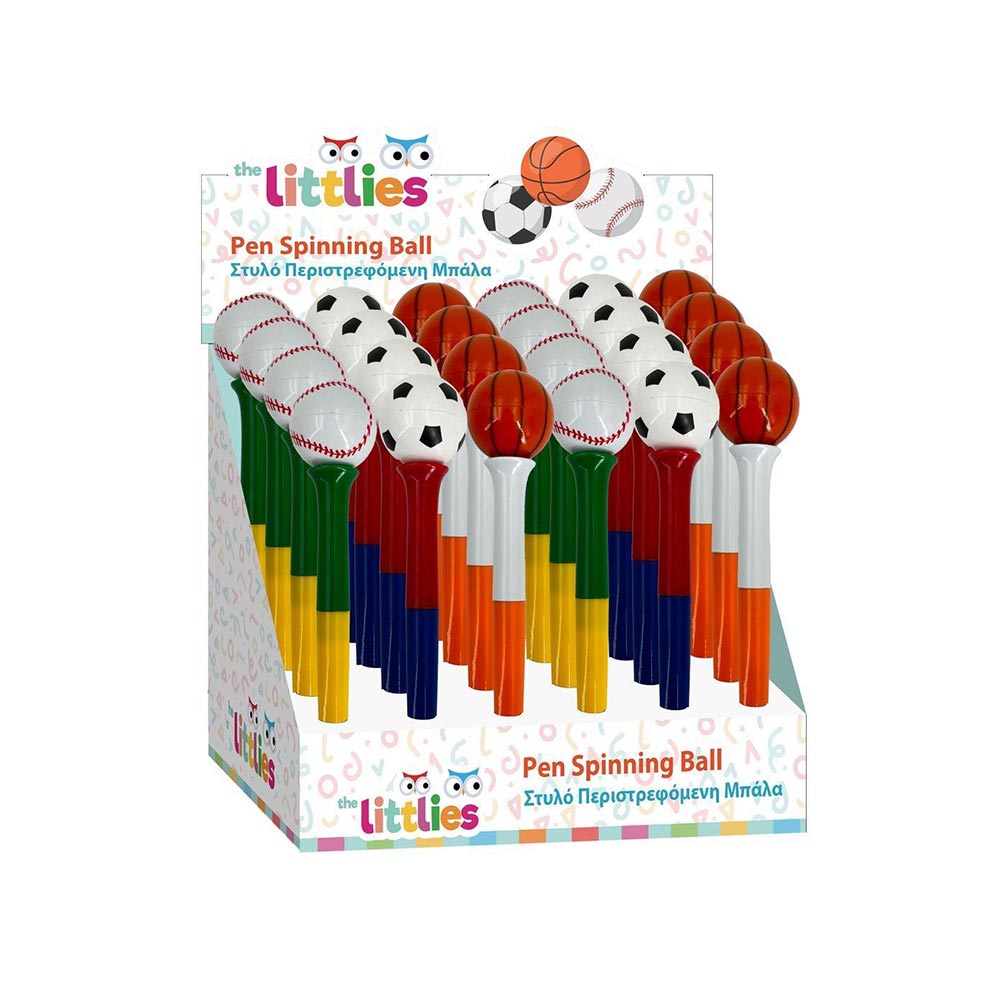Στυλό Balls (3 Σχέδια) 647103 The Littlies - 104793