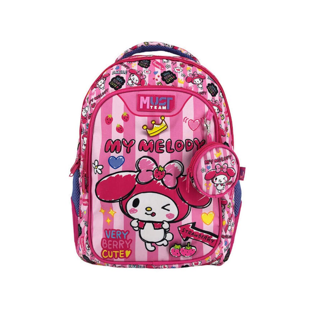 Τσάντα Πλάτης 3 Θήκες My Melody Pink Bow 490307 Must - 1