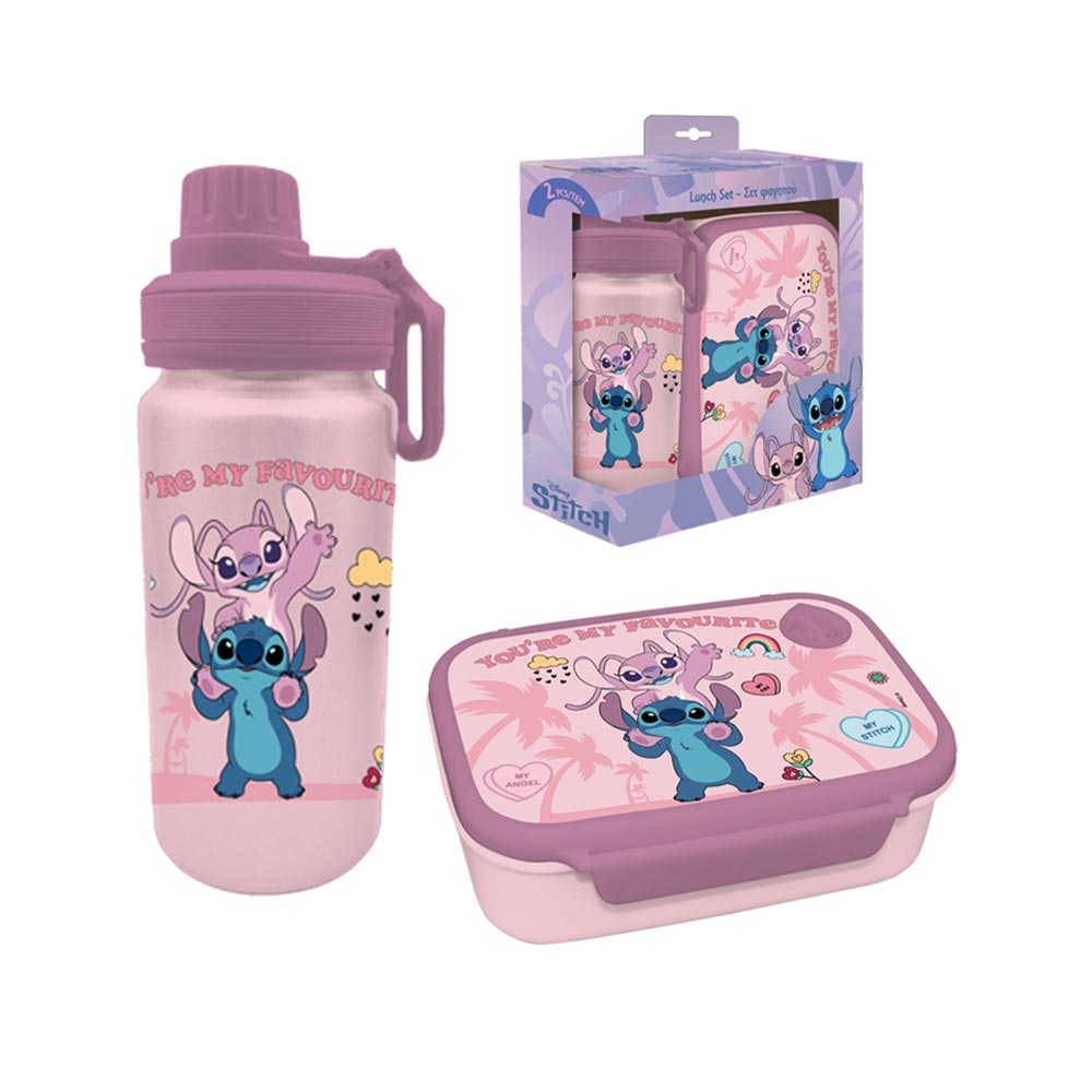 Παιδικό Σετ Φαγητού 800ml Stitch & Angel 565917 Must - 118961
