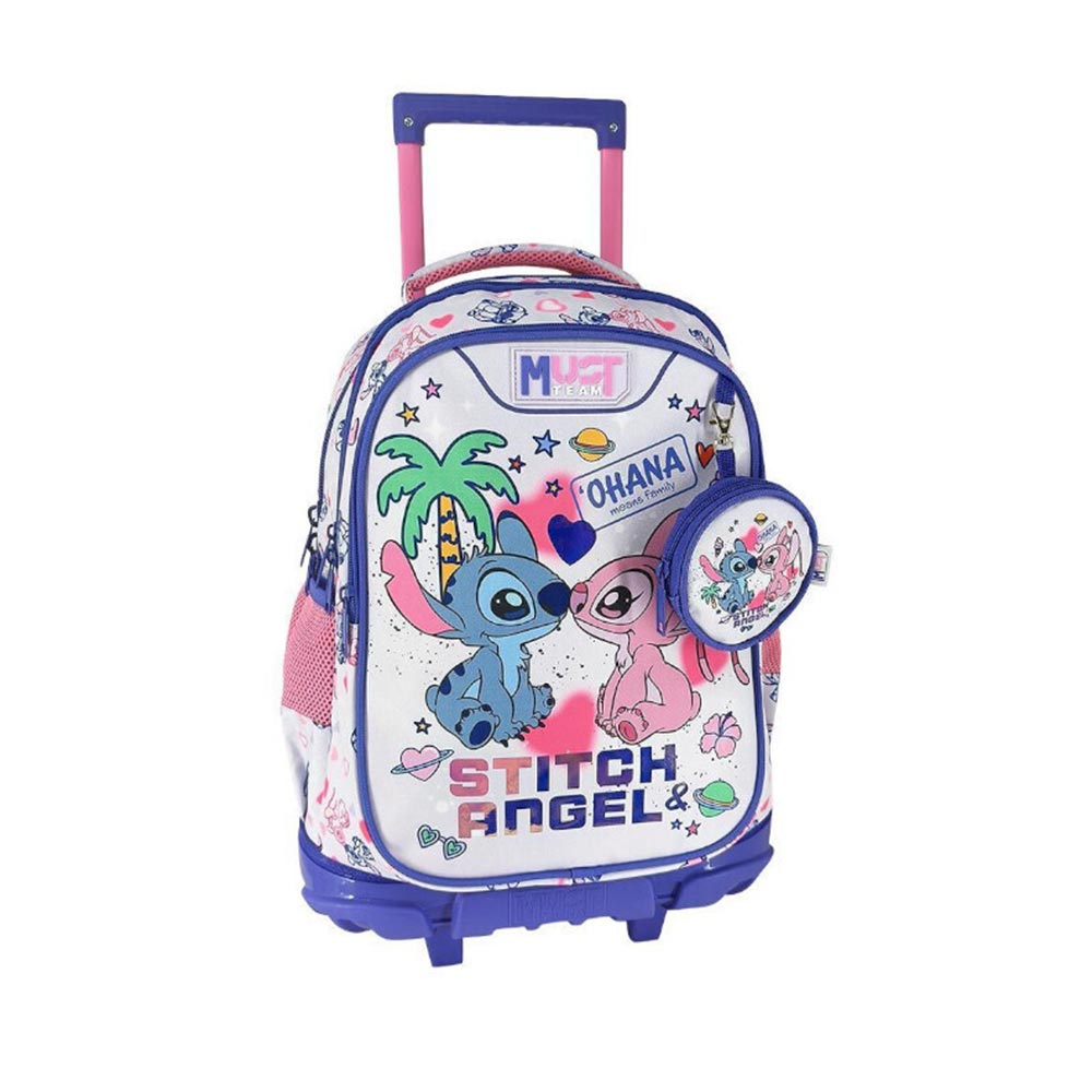 Τσάντα Τρόλεϊ Δημοτικού Stitch Angel Ohana 565979 Must - 118988