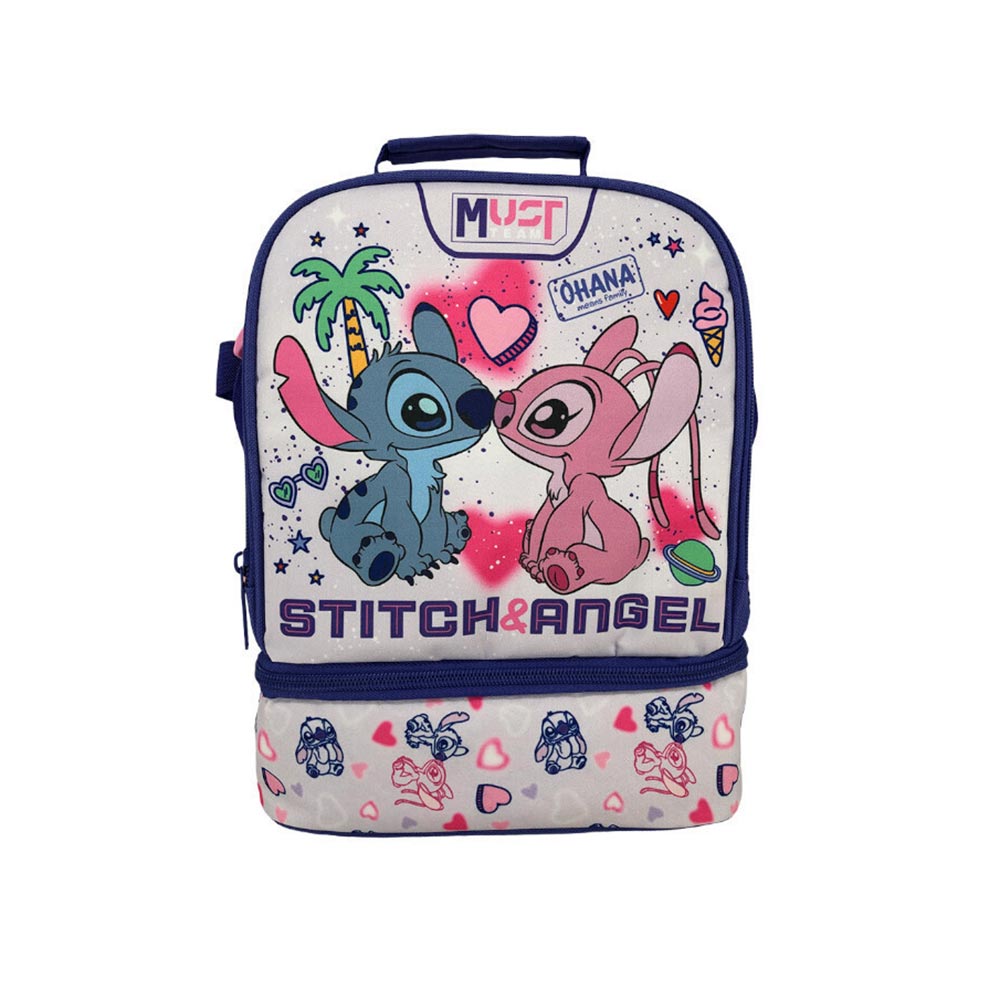 Τσαντάκι Φαγητού Χειρός/Ώμου Ισοθερμικό Stitch Angel Ohana 565981 Must - 118993