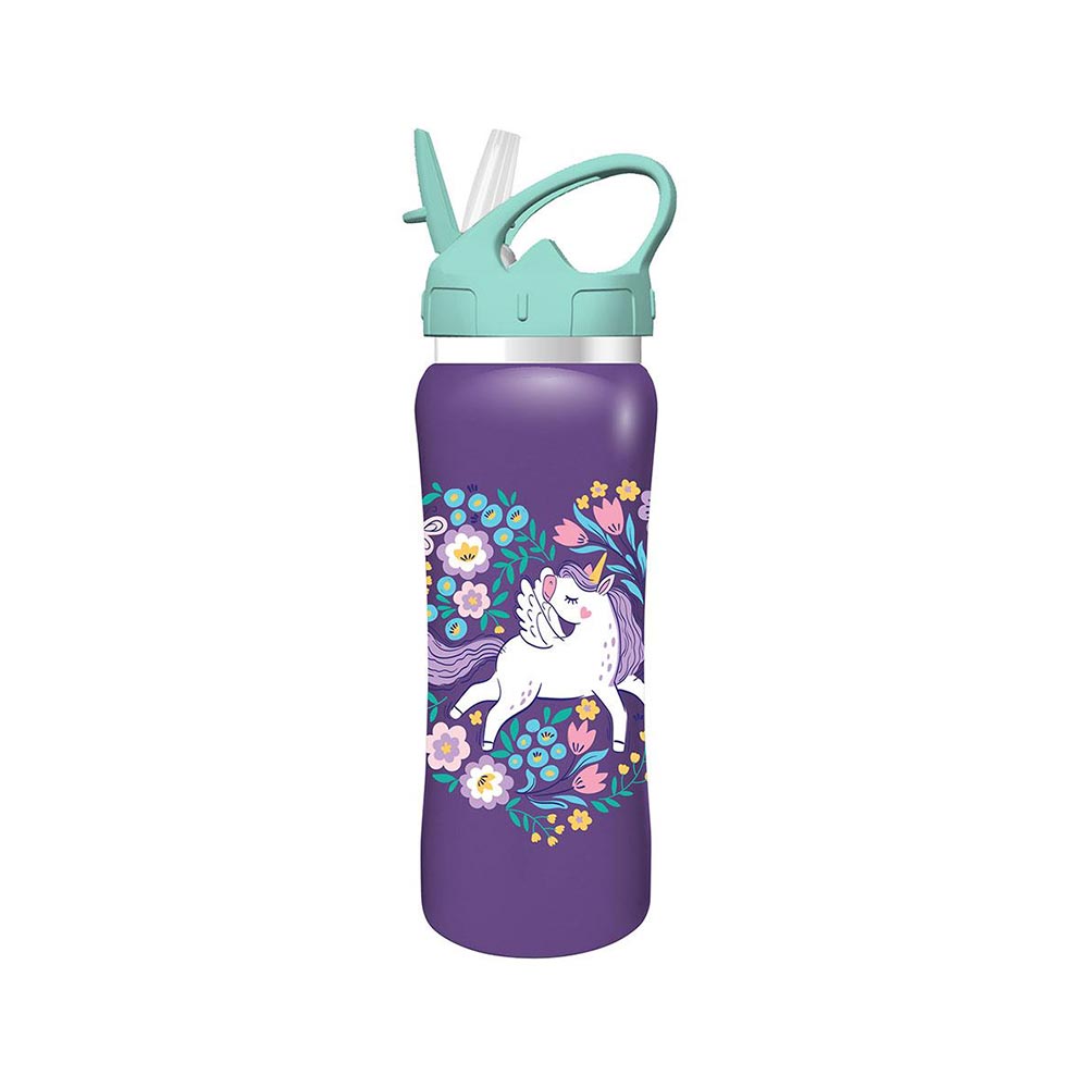 Παιδικό Σετ Φαγητοδοχείο 800ml & Παγούρι 500ml Purple Unicorn 587570 Must - 1