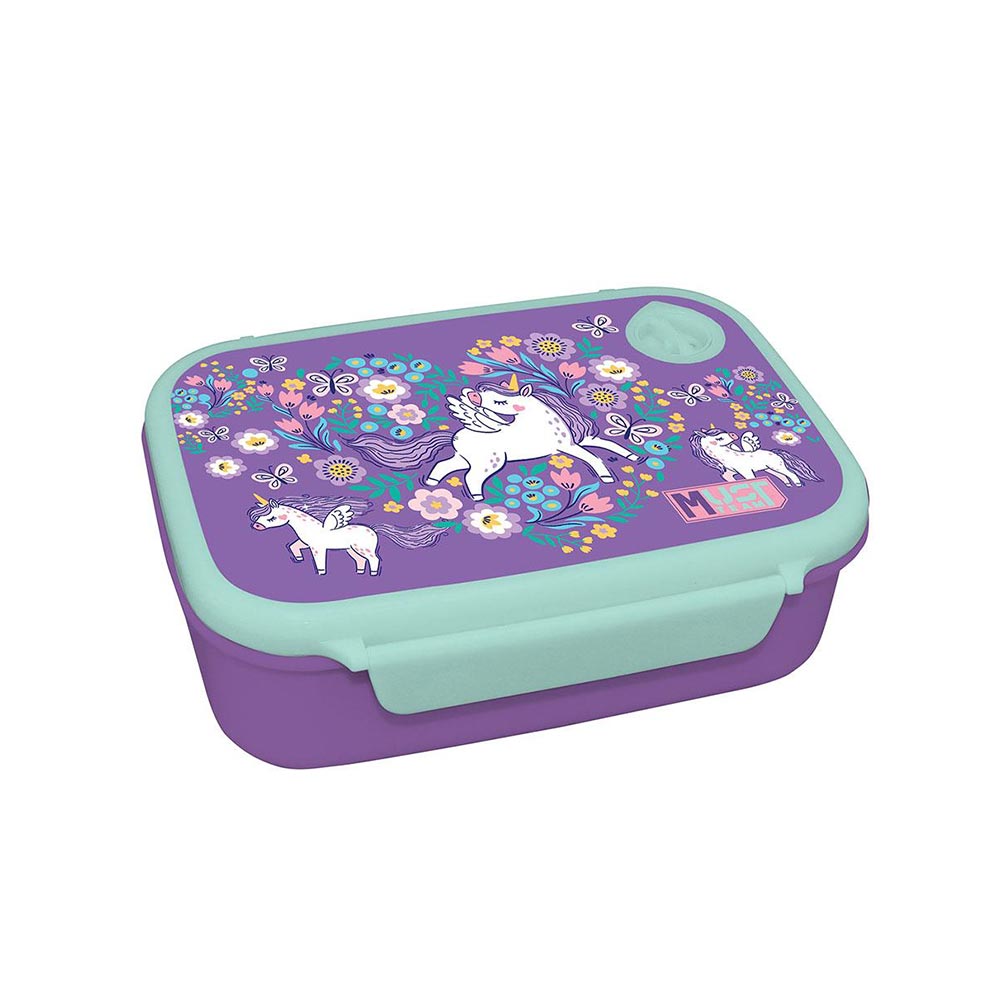 Παιδικό Σετ Φαγητοδοχείο 800ml & Παγούρι 500ml Purple Unicorn 587570 Must - 2
