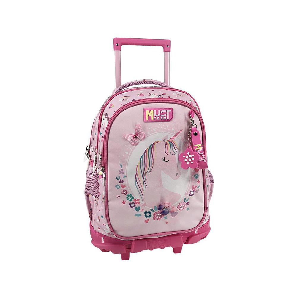 Τσάντα Τρόλεϊ Δημοτικού Pink Unicorn 587628 Must - 119105