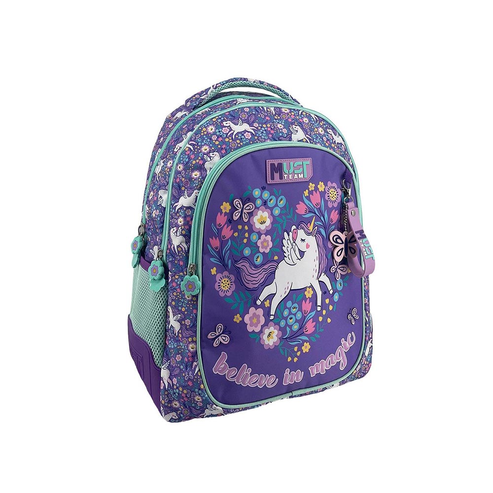Τσάντα Πλάτης με 3 Θήκες Purple Unicorn 587630 Must - 1