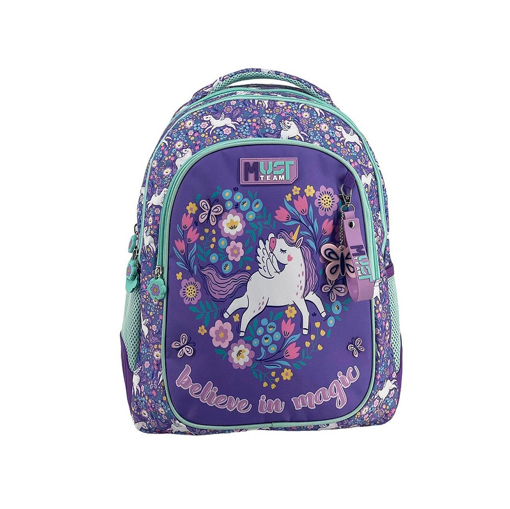 Τσάντα Πλάτης με 3 Θήκες Purple Unicorn 587630 Must - 119108