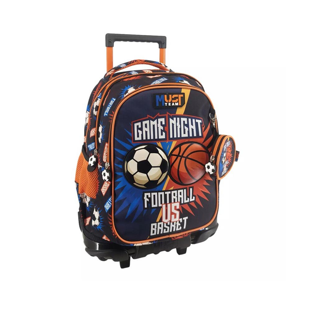 Τσάντα Τρόλεϊ Δημοτικού Football VS Basketball 587633 Must - 119112
